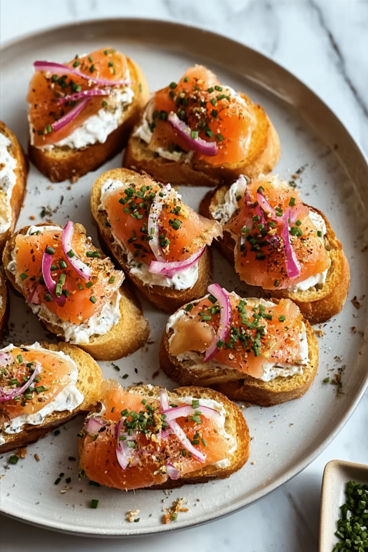 Smoked Salmon Crostini