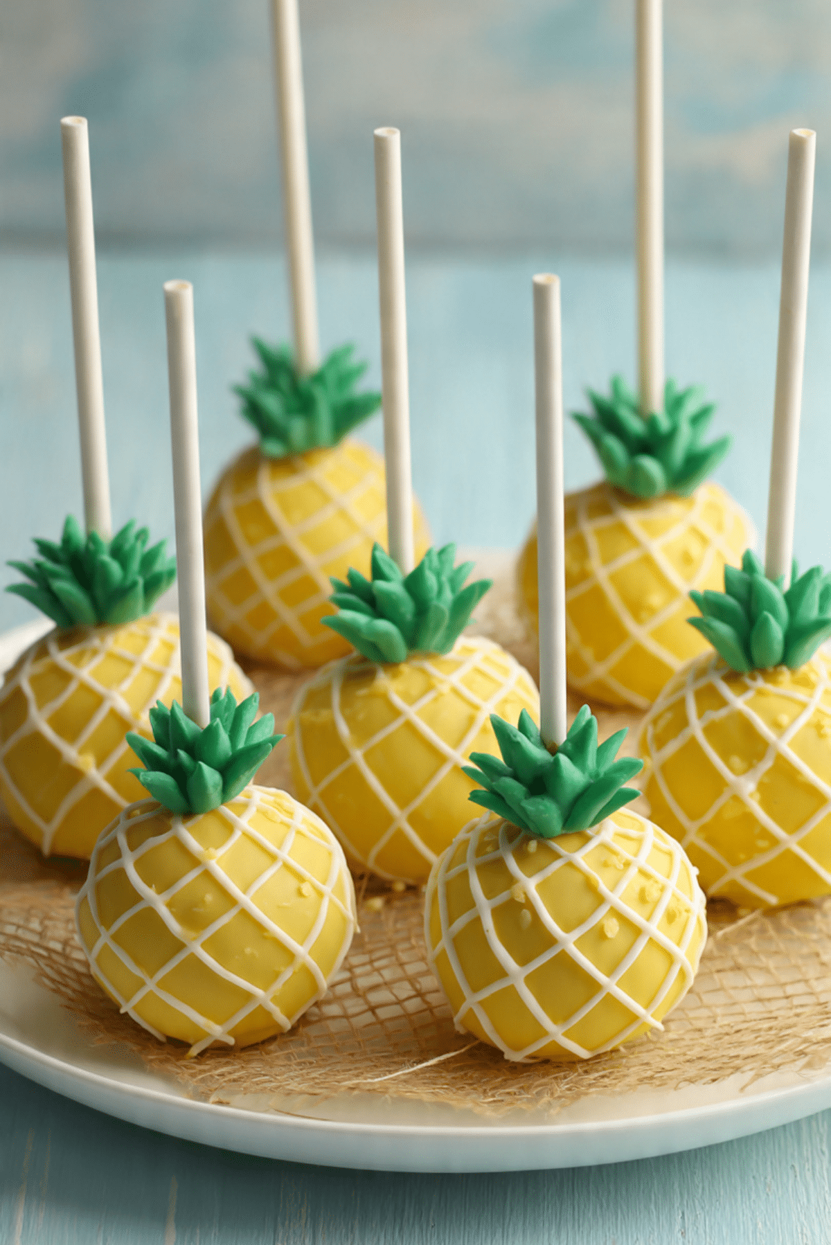 Pineapple Cake Pops