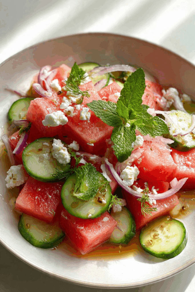 Watermelon & Feta Salad