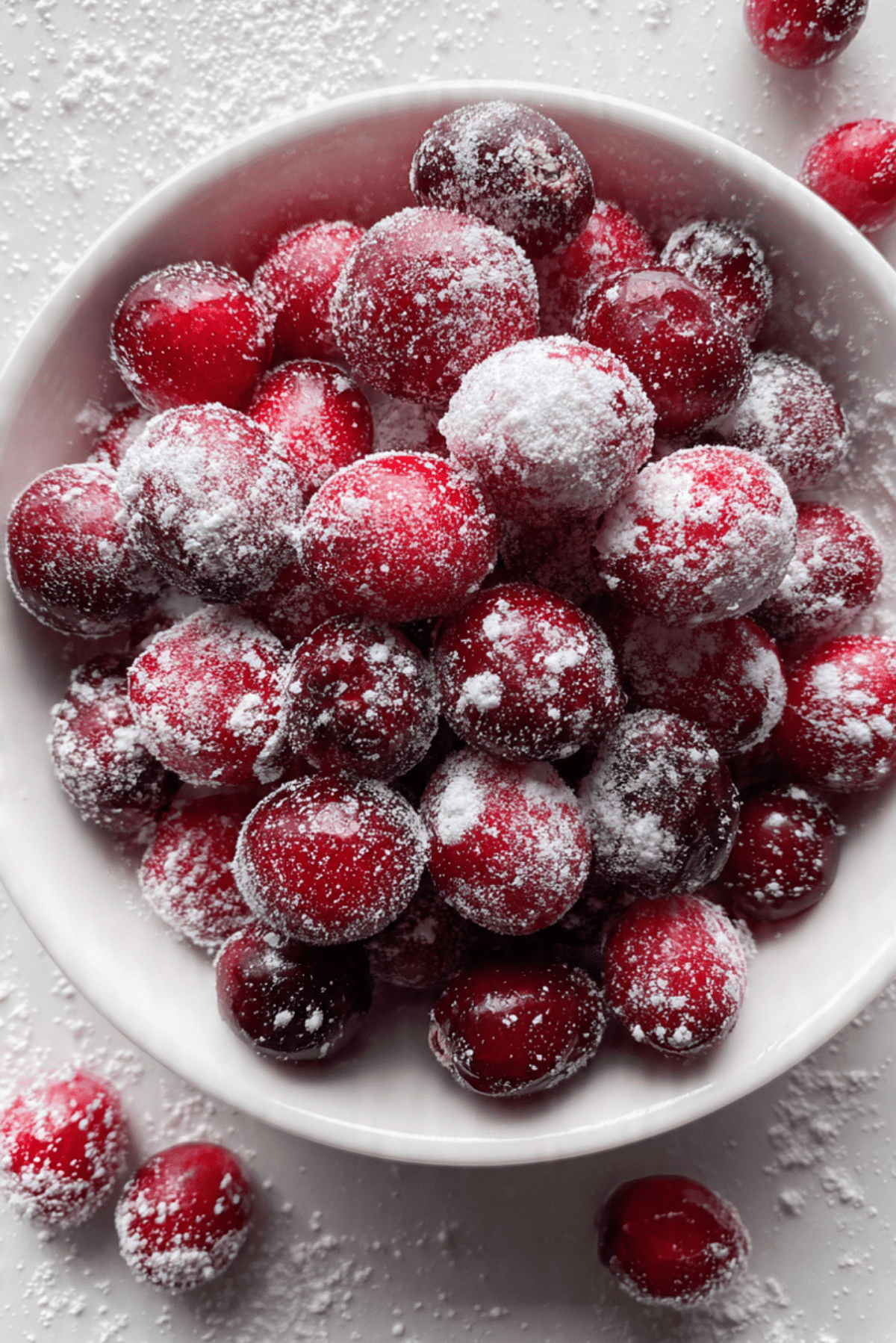 Candied Cranberries:
