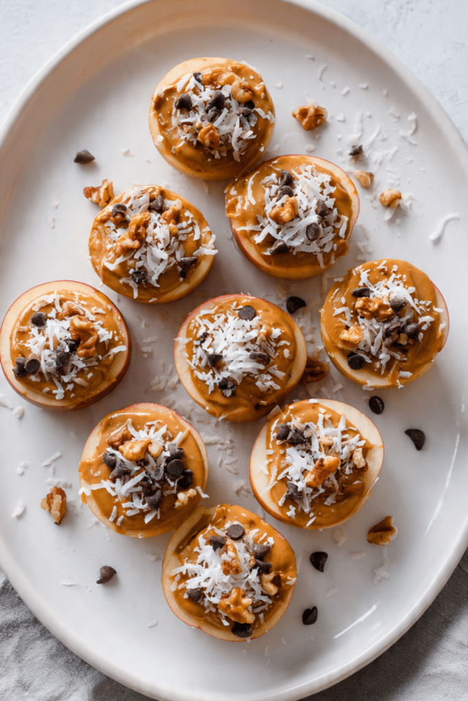 Apple and Peanut Butter Bites