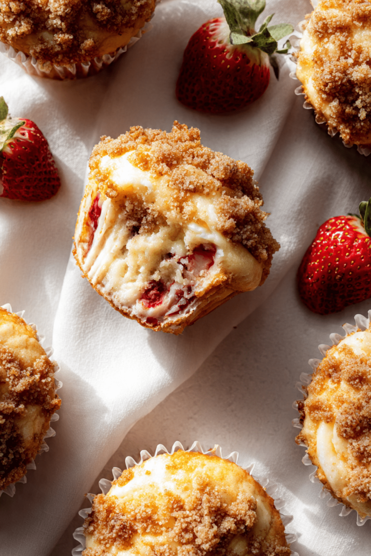 Strawberry Cheesecake Muffins