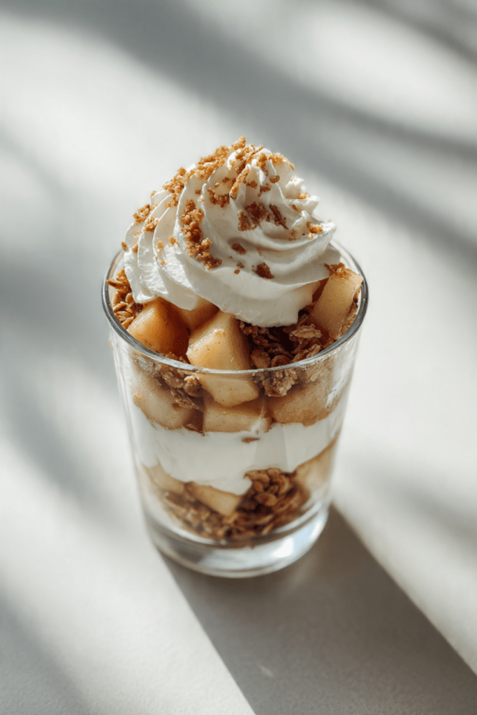 No Bake Apple Pie Cups