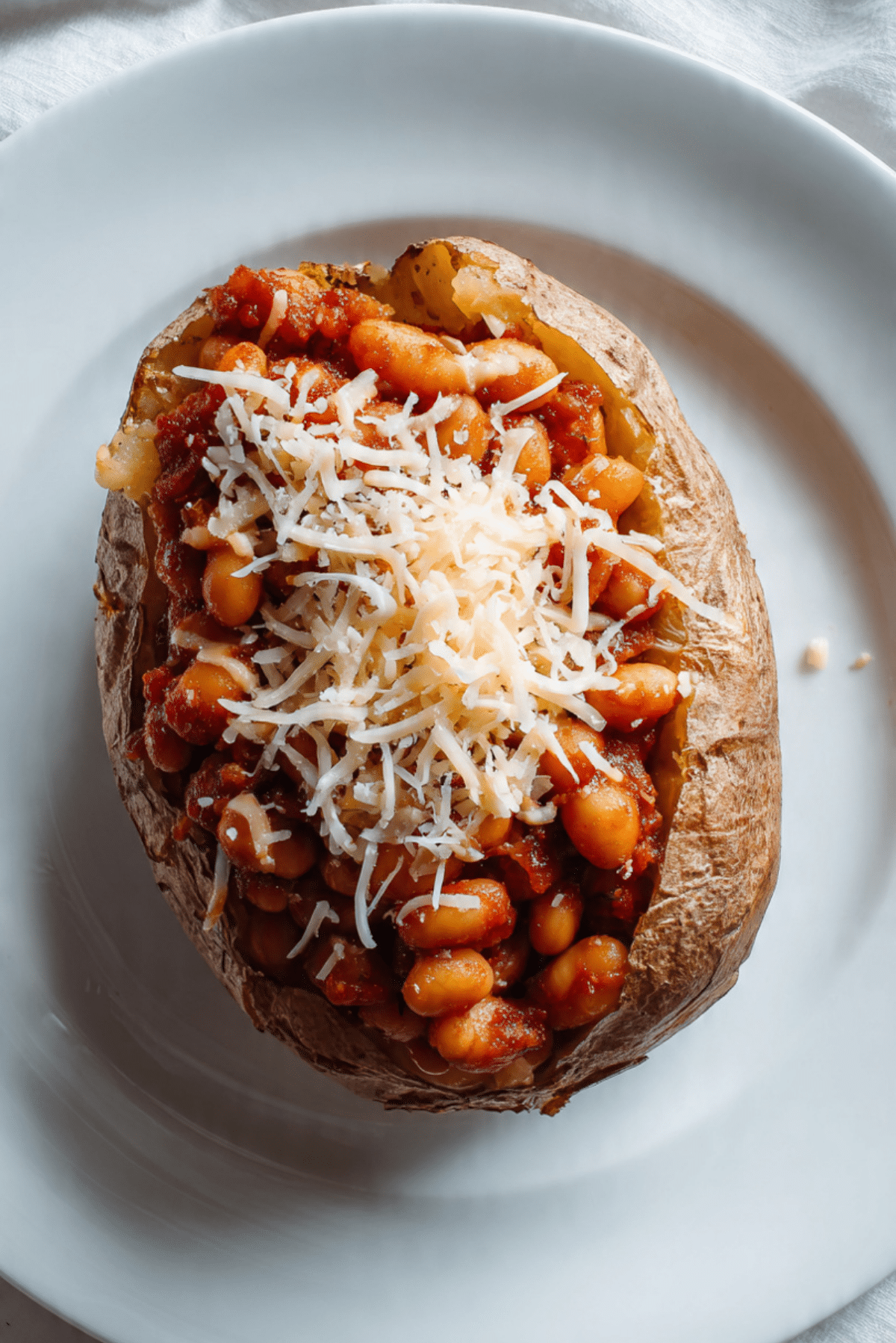 Jacket Potato w/ Homemade Cheesy Beans