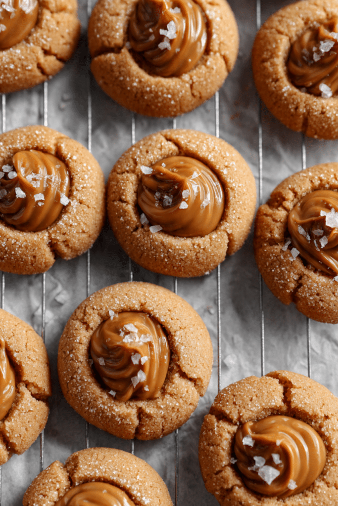 Biscoff Thumbprint Cookies