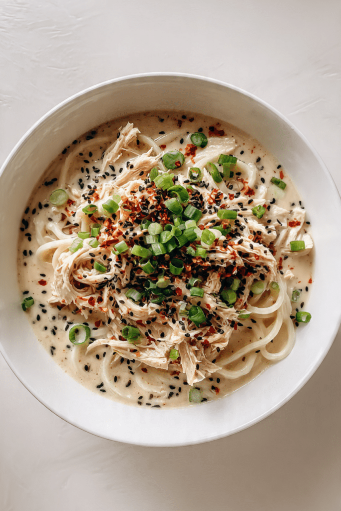 Lime and Coconut Chicken Noodles