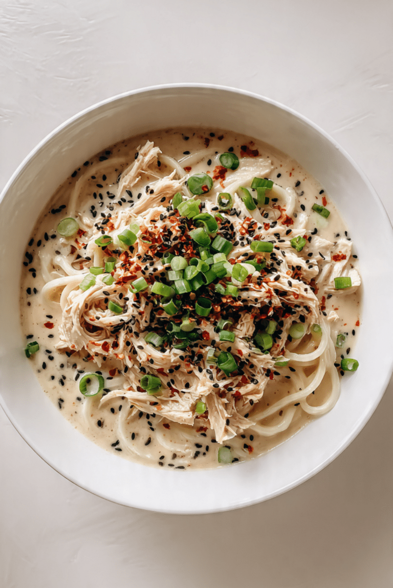 Lime and Coconut Chicken Noodles