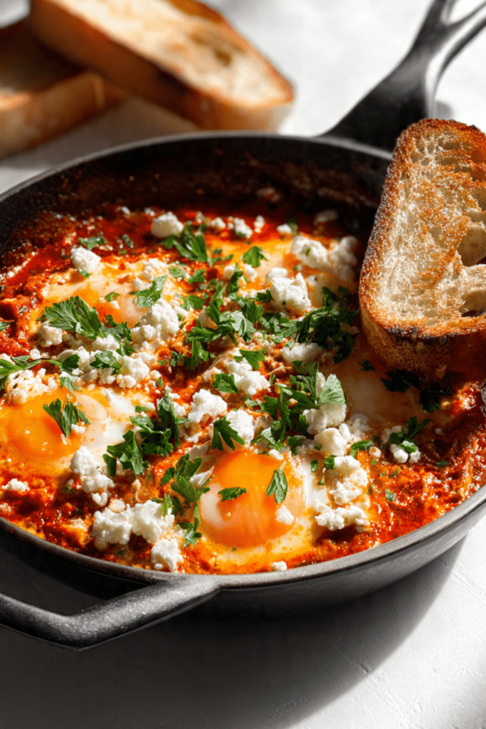 Shakshouka with Crusty Bread