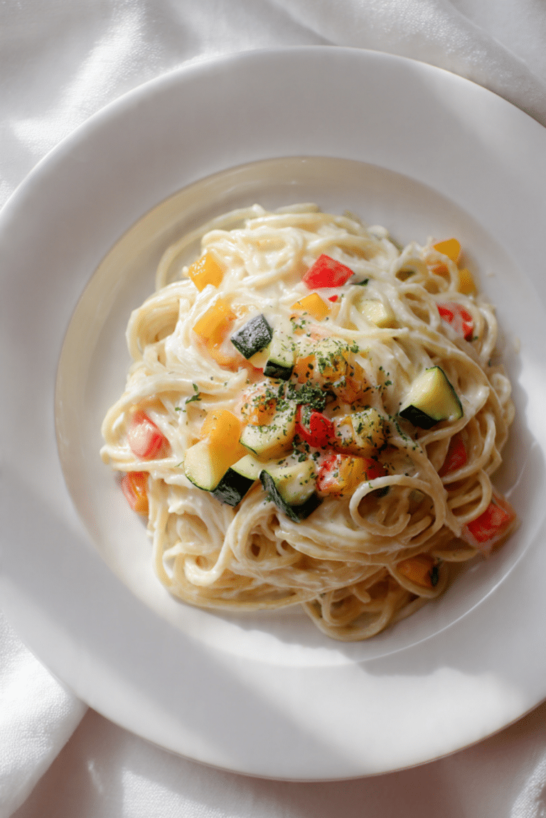 Cheesy Vegetables Pasta