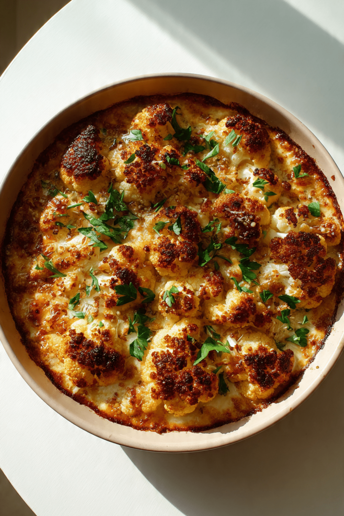 Ottolenghi's Cheese Mustardy Cauliflower