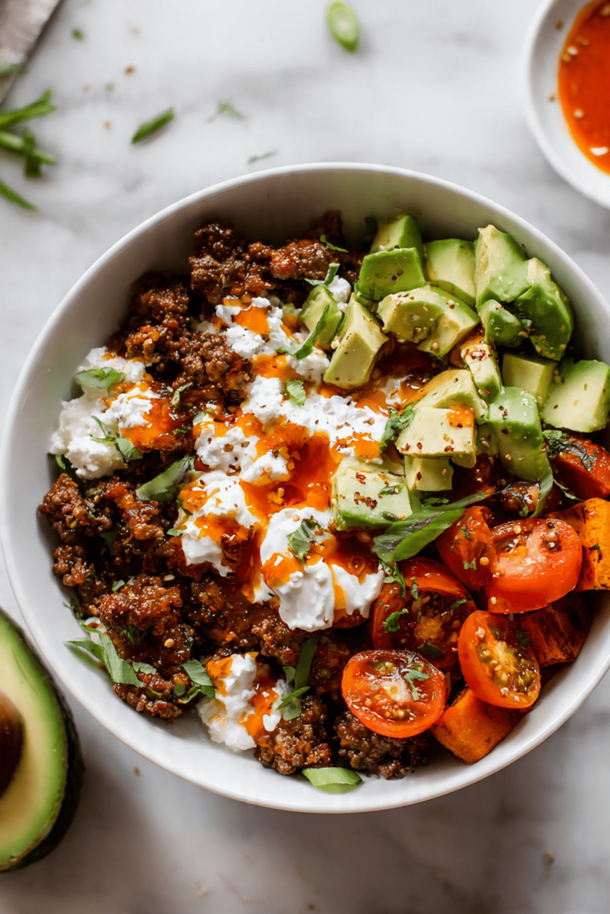 Hot Honey Beef Protein Bowls