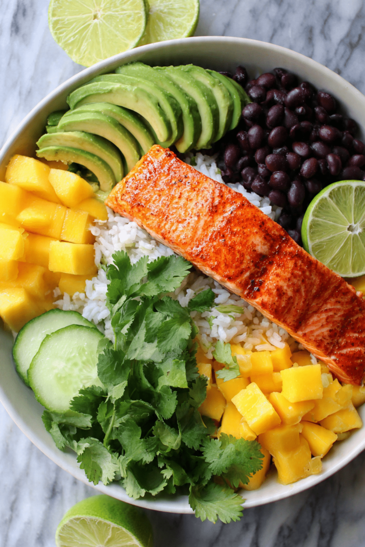 Tropical Salmon Bowls Recipe