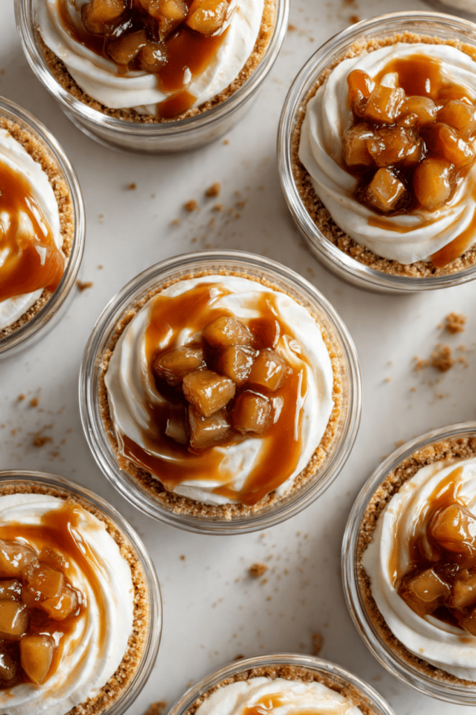 Caramel Apple Cake Cups