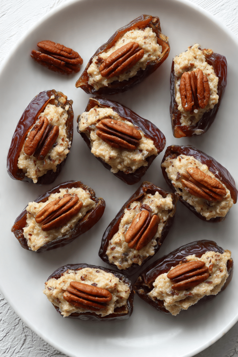 Pecan Pie Stuffed Dates