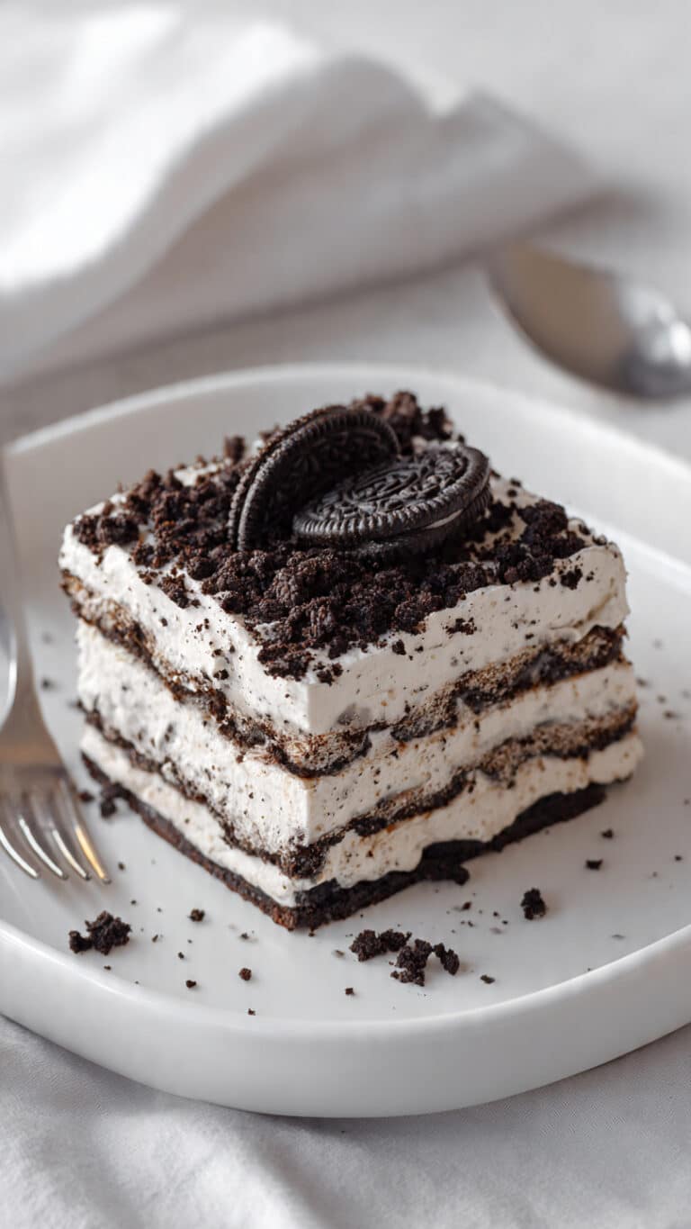 No Bake Oreo Icebox Cake
