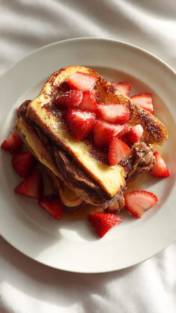 Nutella Stuffed French Toast