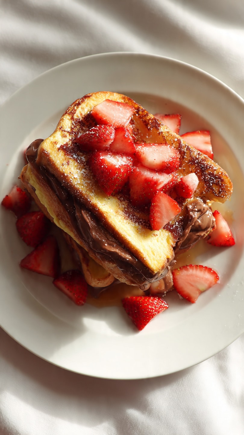 Nutella Stuffed French Toast