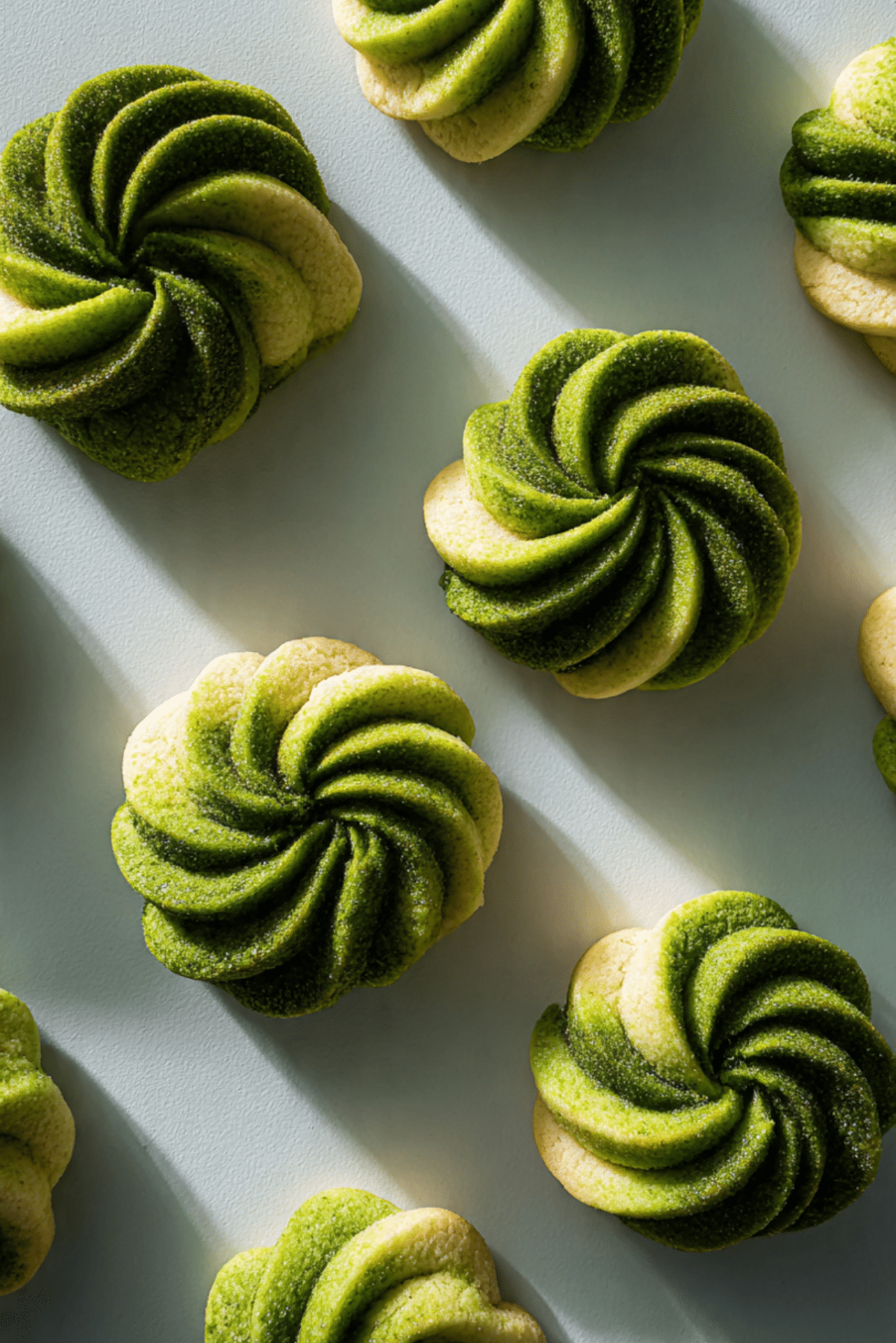 Matcha Butter Cookies