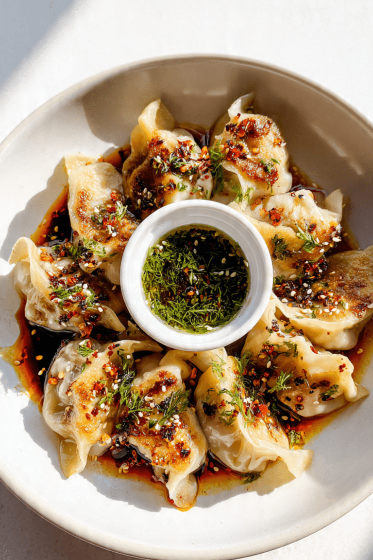 Chilli Beef Dumplings