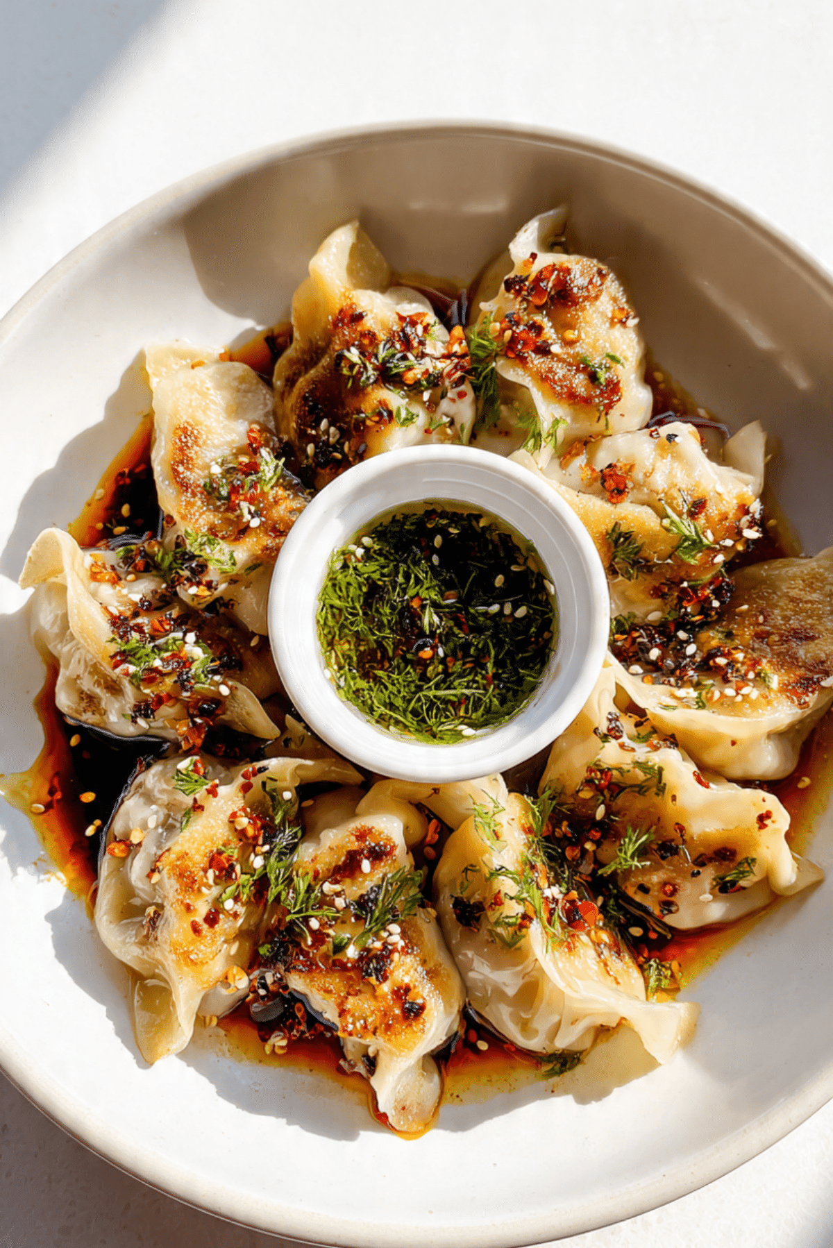 Chilli Beef Dumplings
