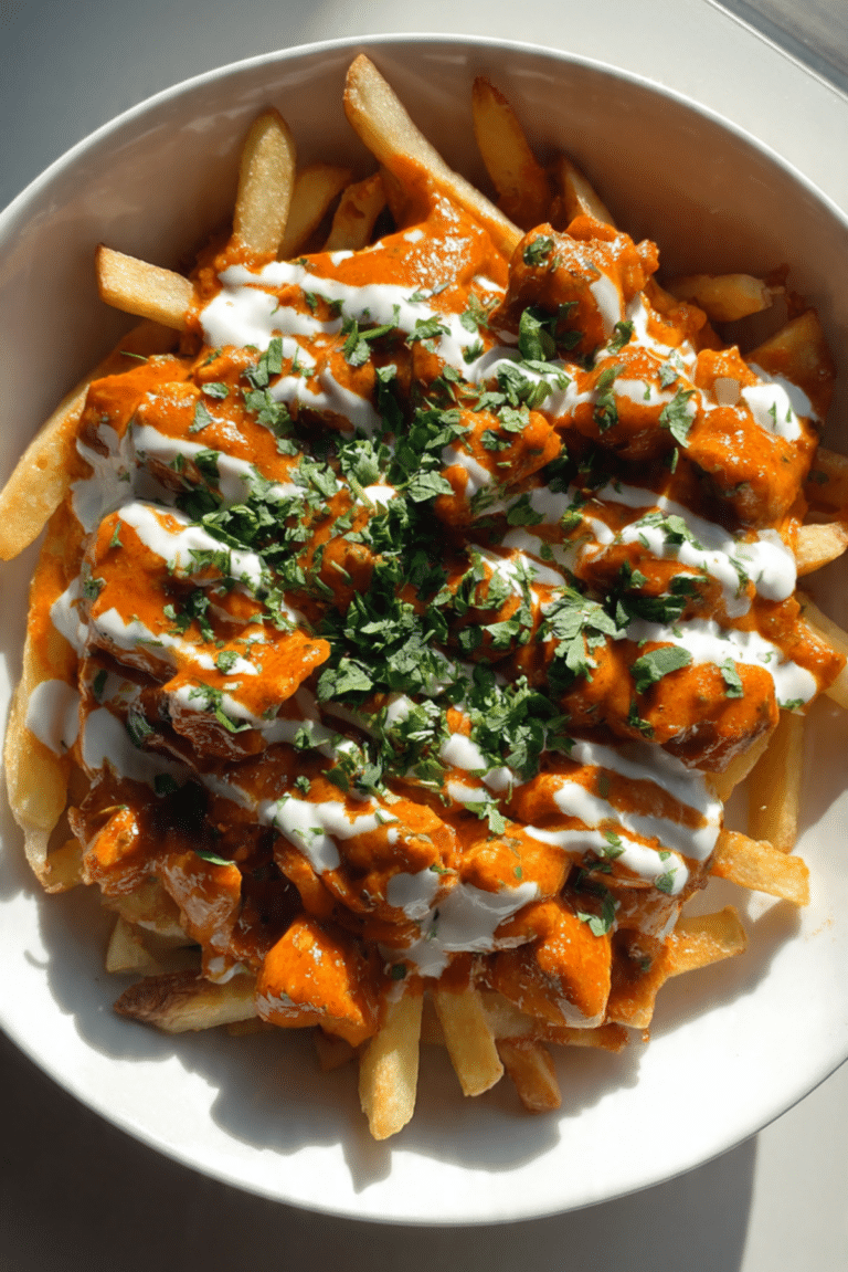 Butter Chicken Poutine