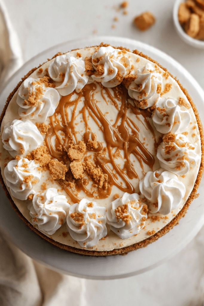 Biscoff Greek Yogurt Cheesecake