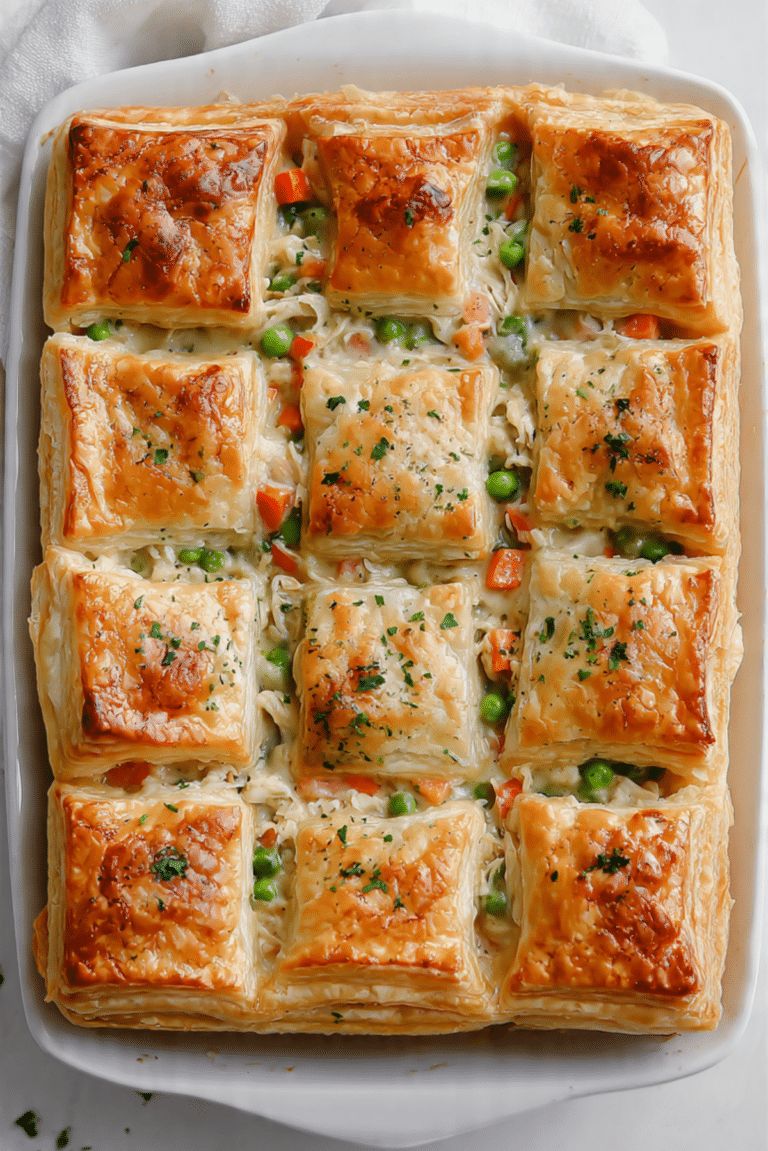 Sheet Pan Chicken Pot Pie