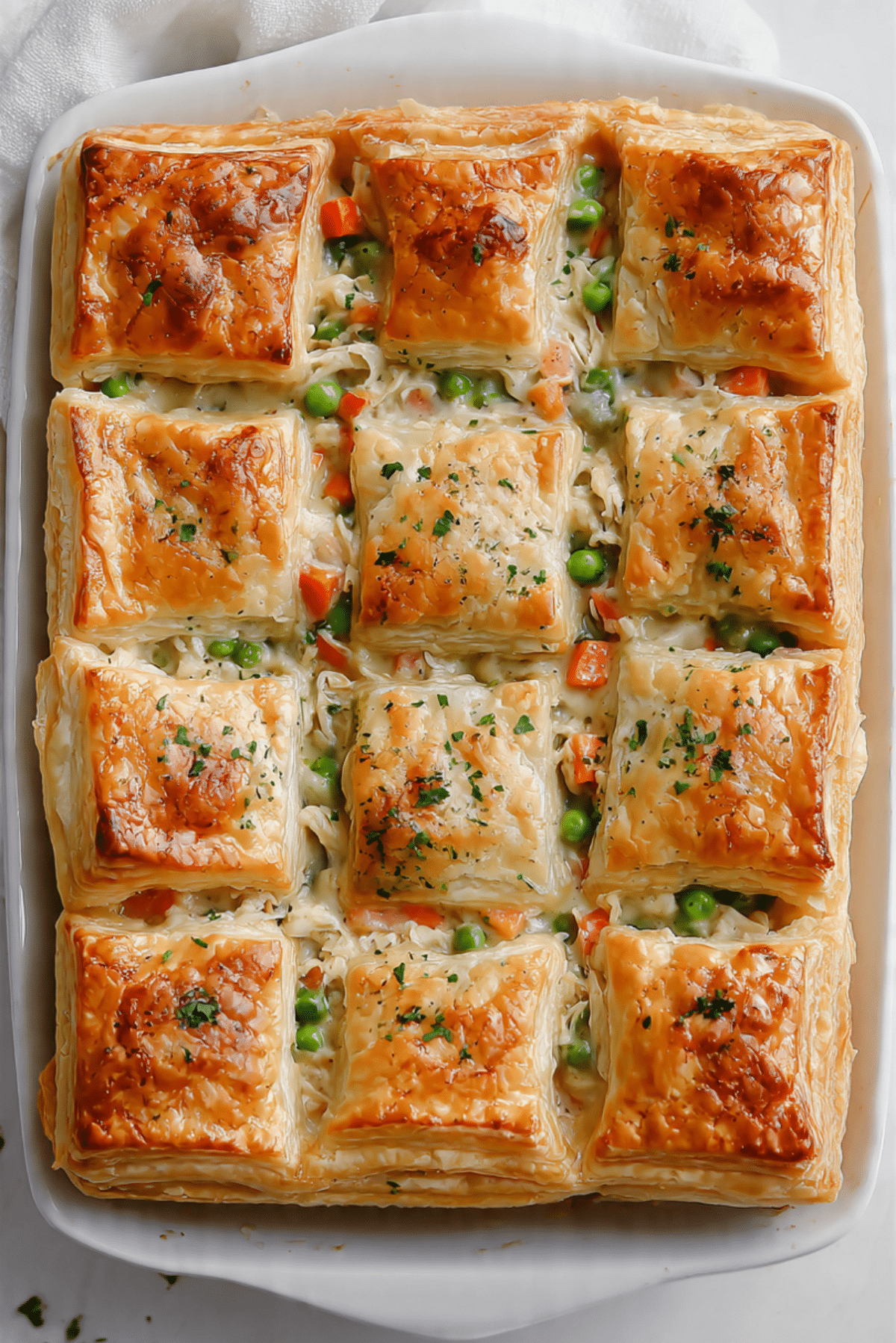 Sheet Pan Chicken Pot Pie
