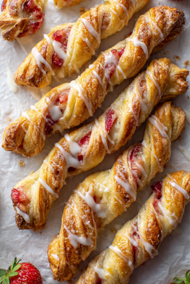 Strawberry Cheesecake Twists
