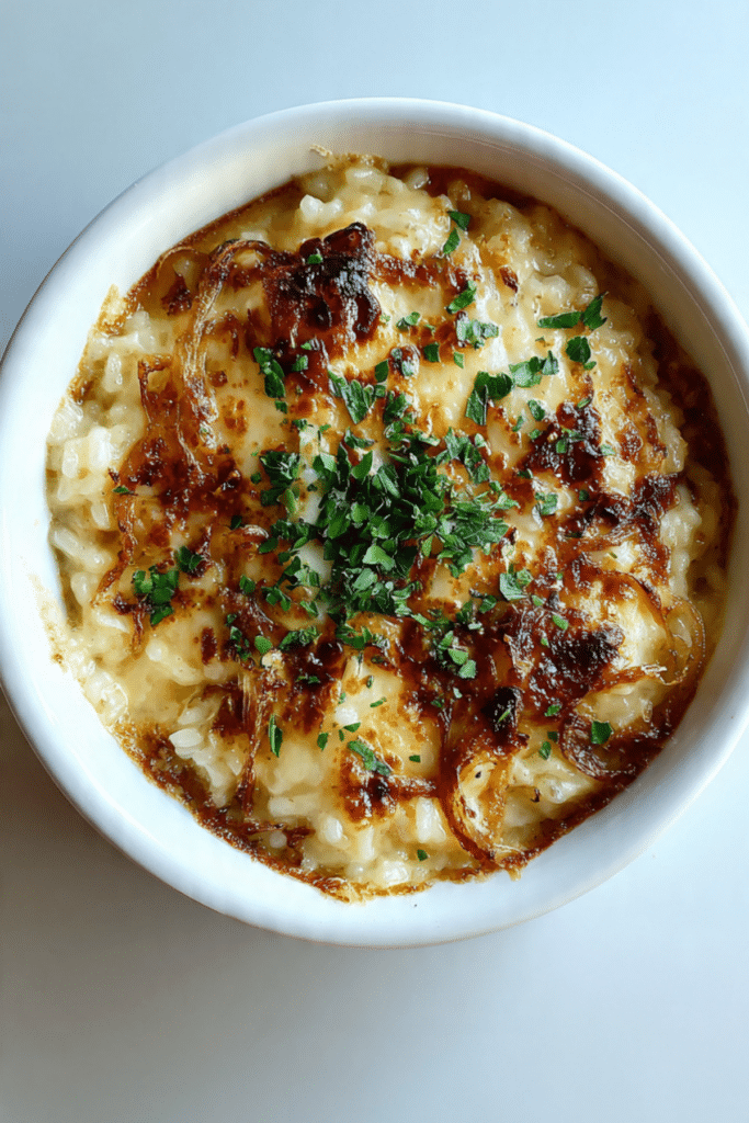 French Onion Soup Risotto