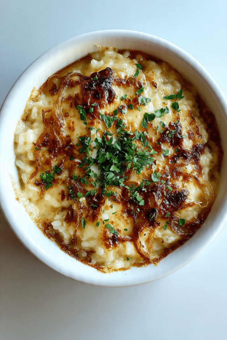French Onion Soup Risotto