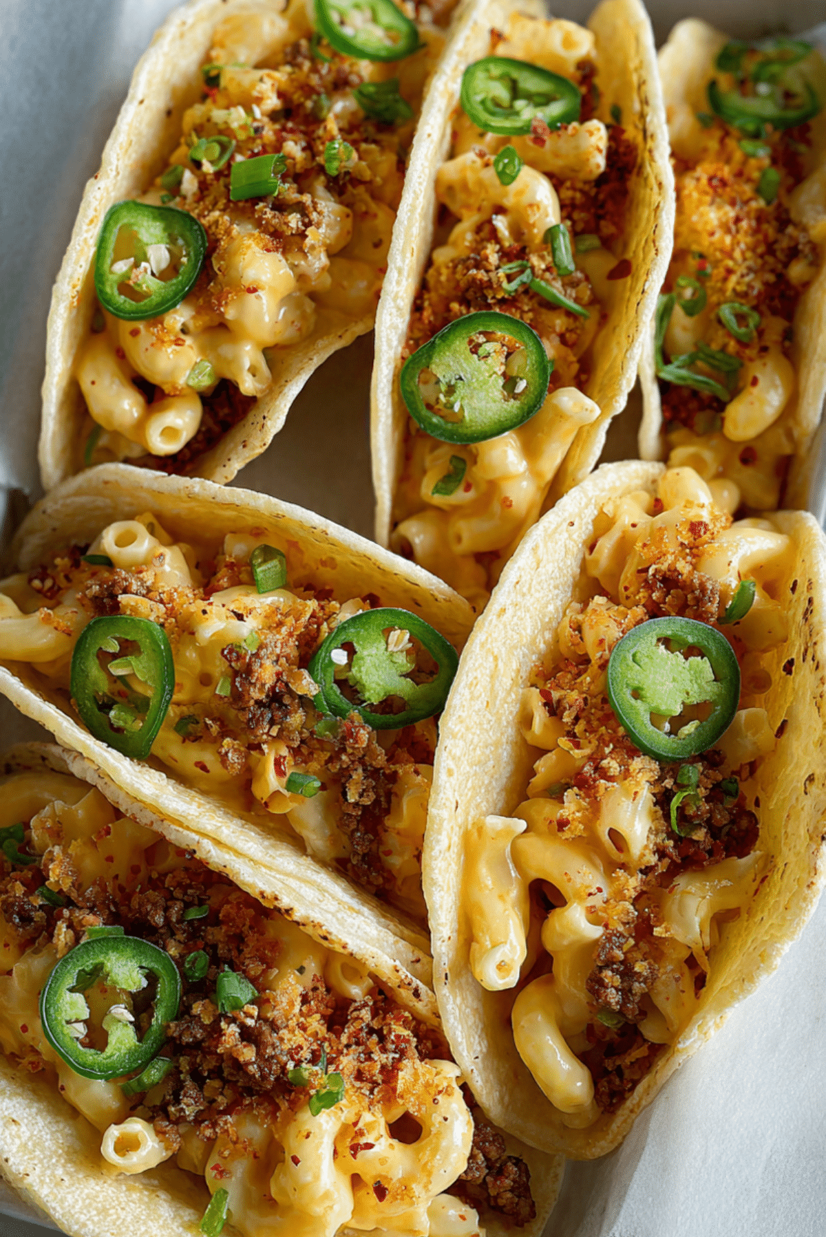 Spicy Mac and Cheese Tacos