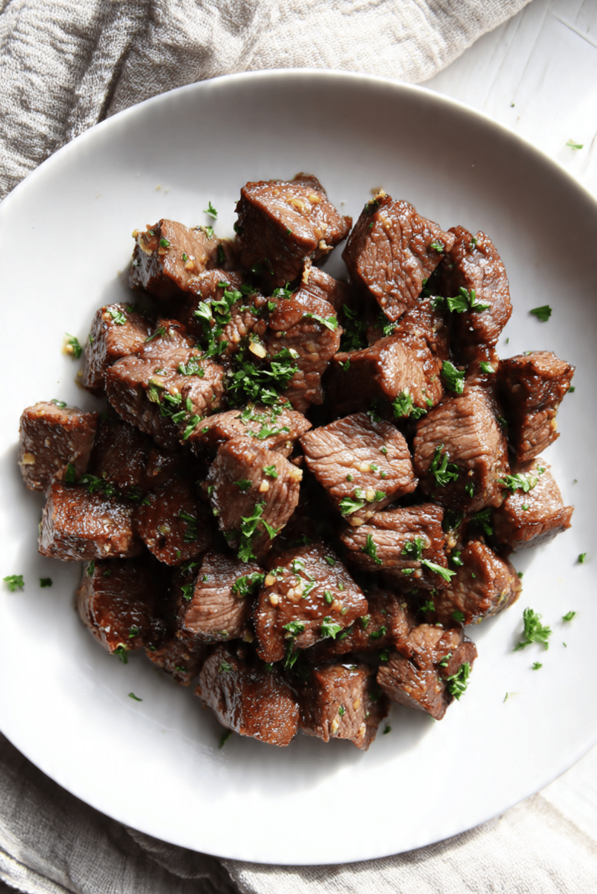 Airfryer steak bites