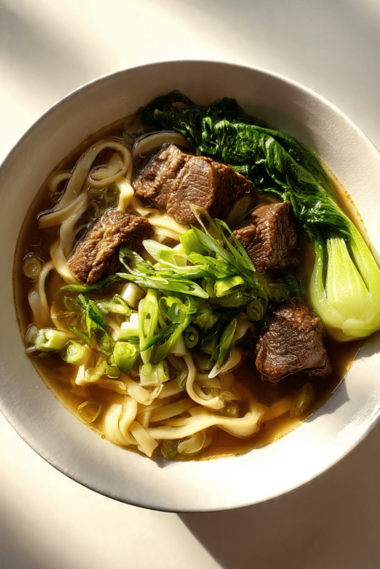 Taiwanese Beef Noodle Soup