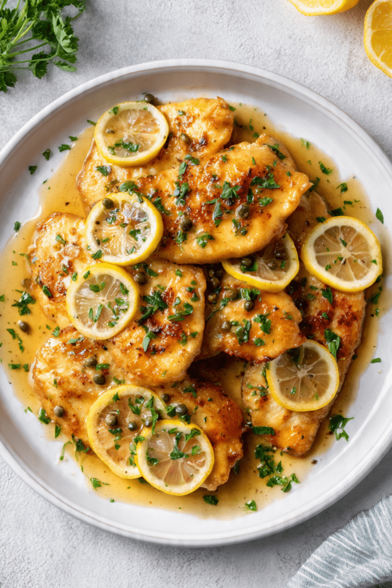 Lemon Chicken Piccata