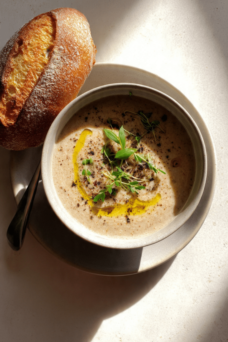 Roasted Eggplant Soup