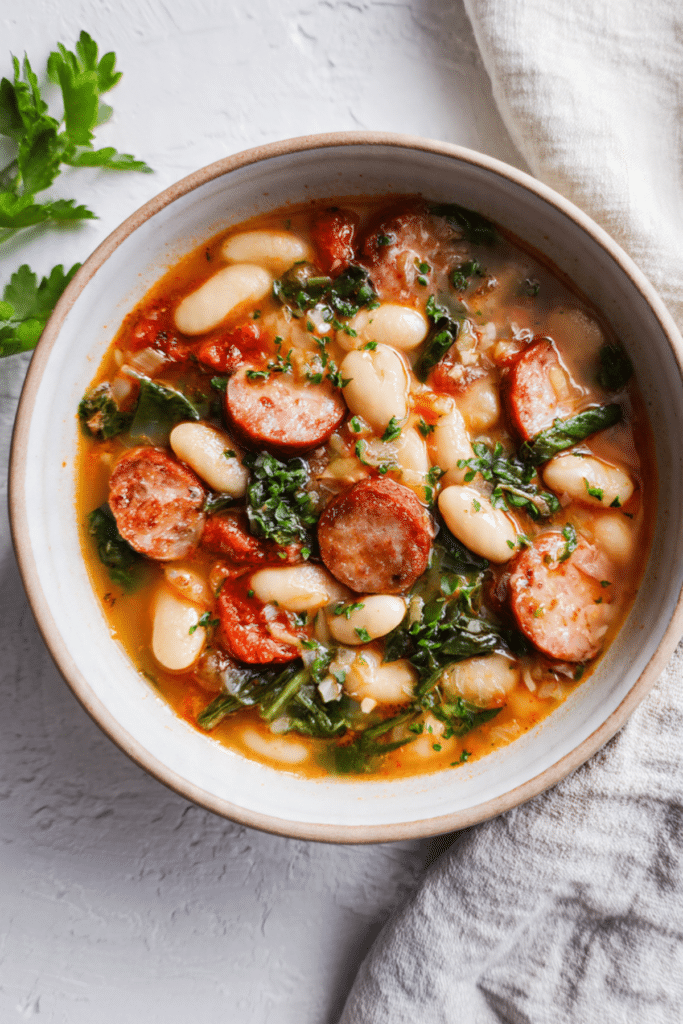 Creamy White Beans and Sausage Stew