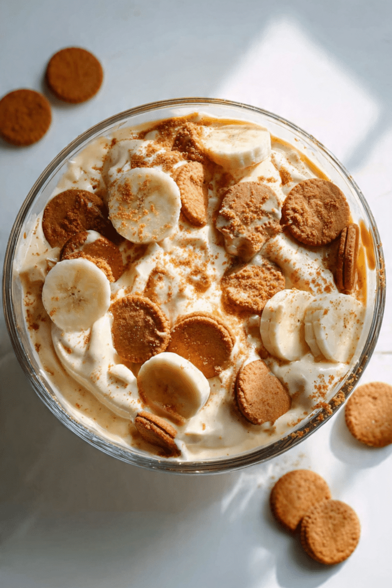 Biscoff Banana Pudding