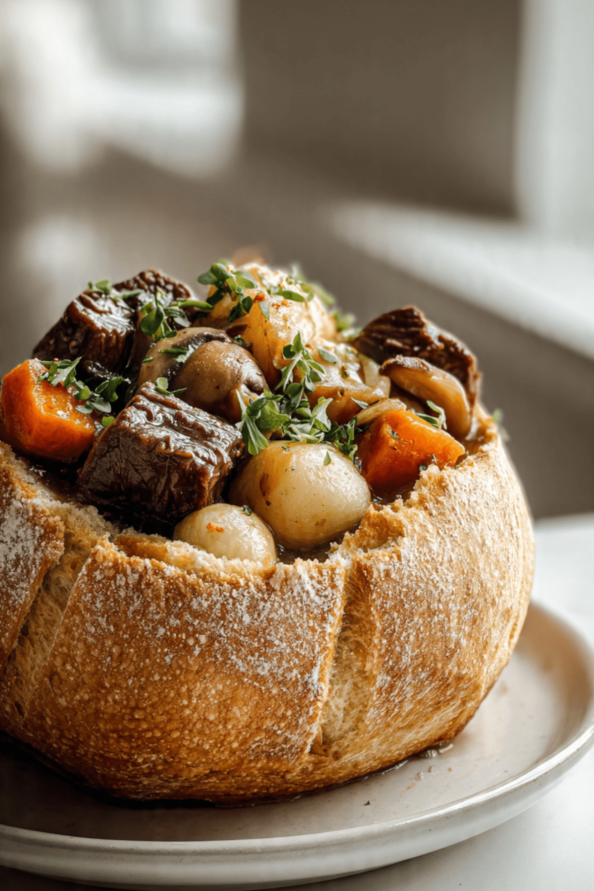 Beef Stew & Crusty Bread