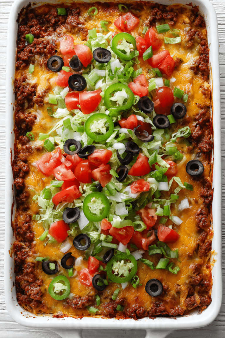 Low Carb Taco Bake