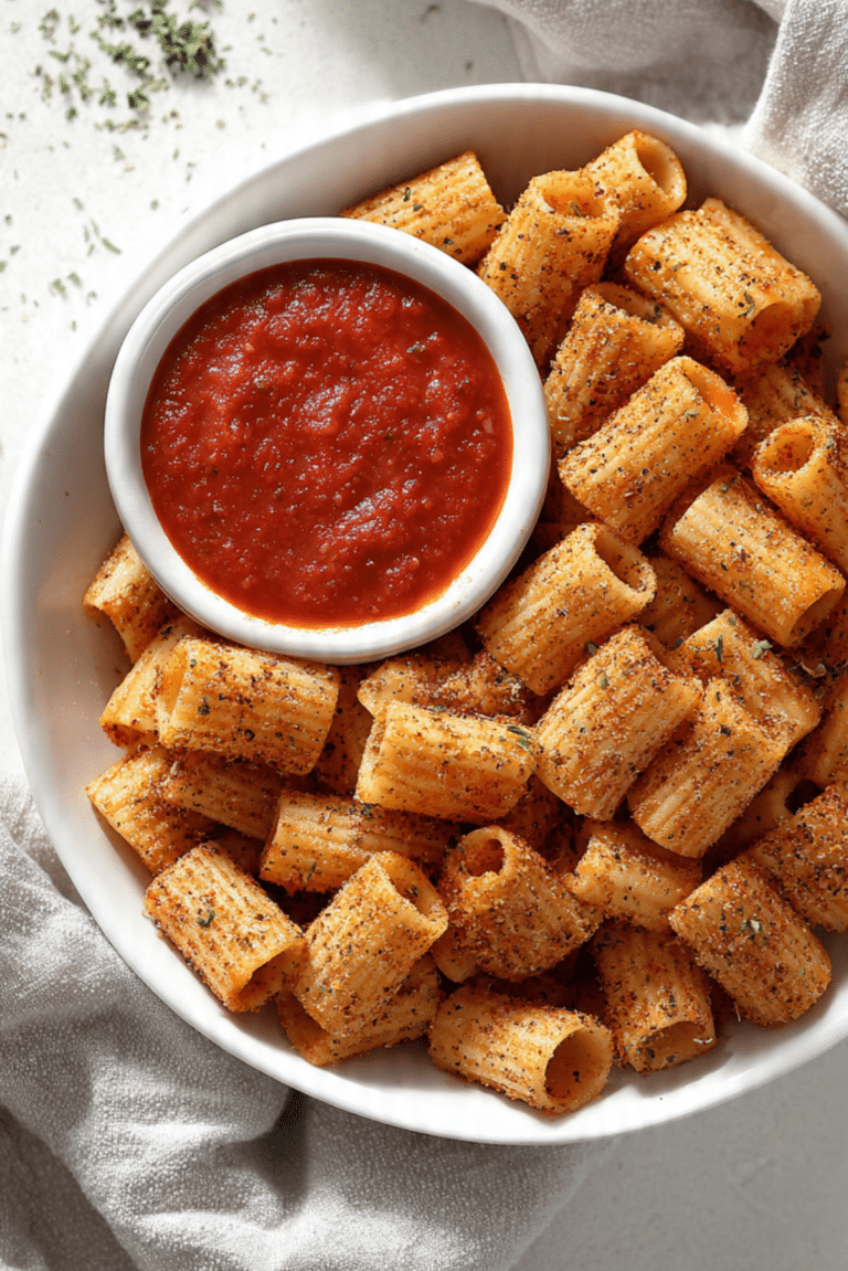 Parmesan Air Fryer Pasta Chips