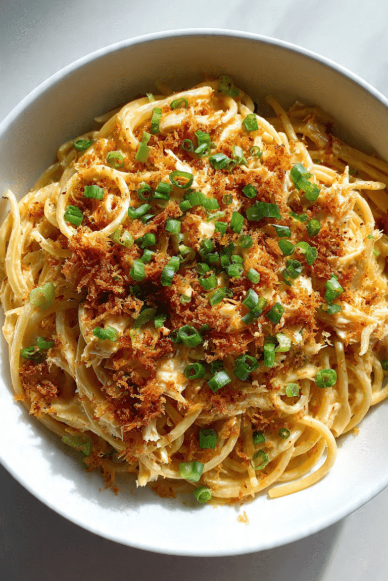 Crab Rangoon Pasta
