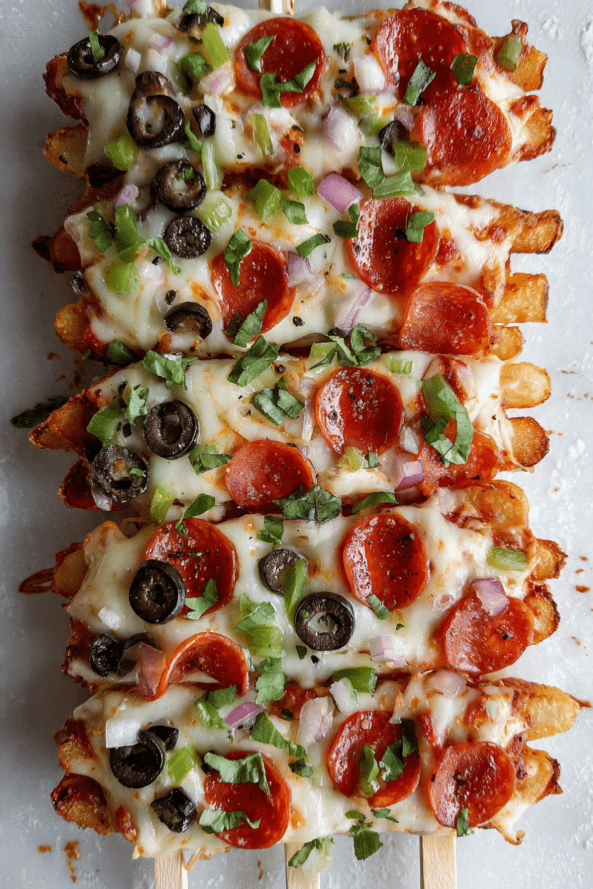 Skewer Pizza Fries