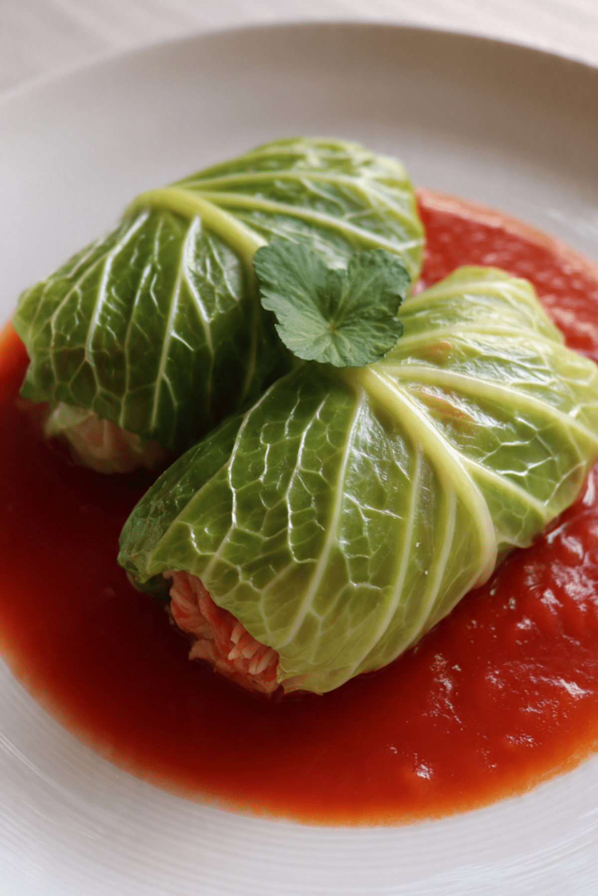 CHICKEN & VERMICELLI CABBAGE ROLLS