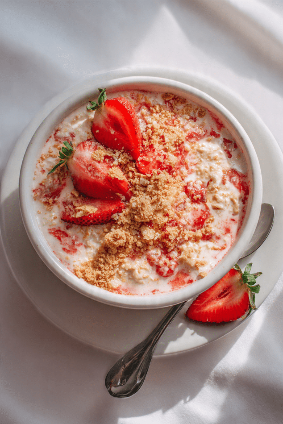 Strawberry Cheesecake Overnight Oats