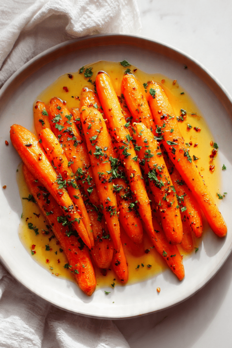 Spicy Honey Carrots