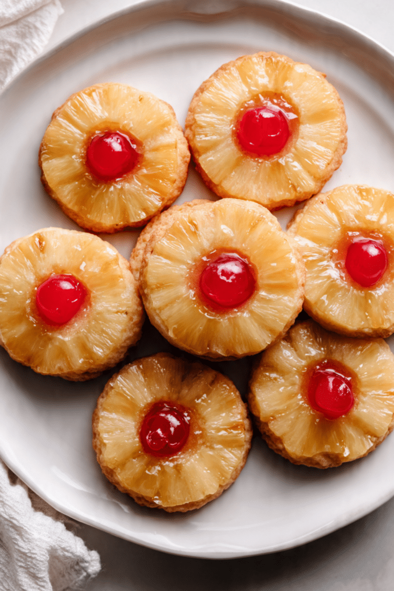 Pineapple Upside Down Sugar Cookie