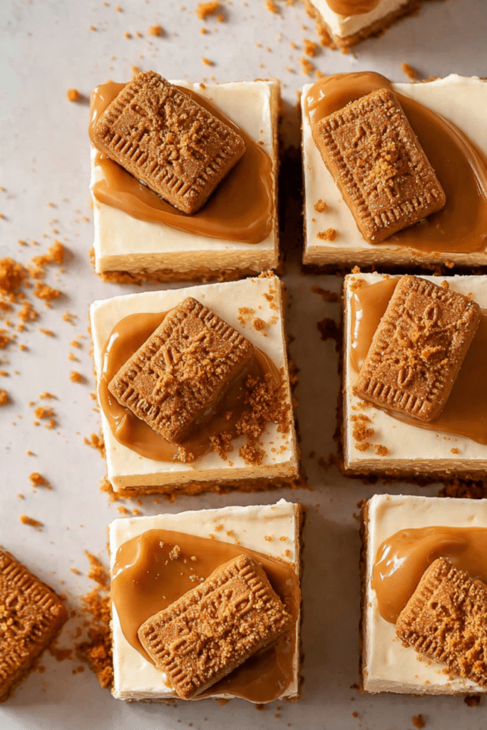 No Bake Biscoff Bars