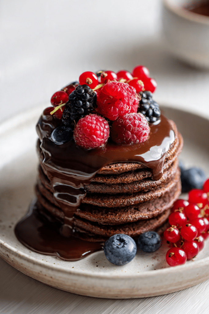 Vegan Chocolate Pancakes