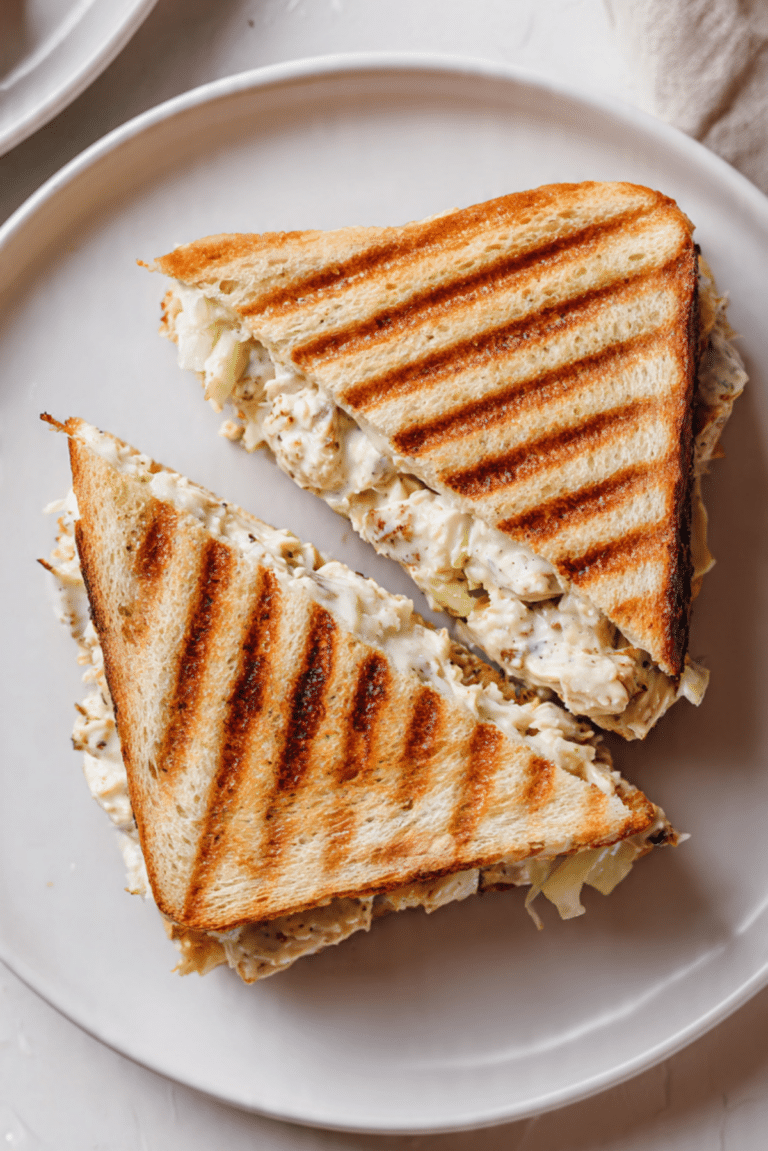 CHEESY CHICKEN CAESAR TOASTIE